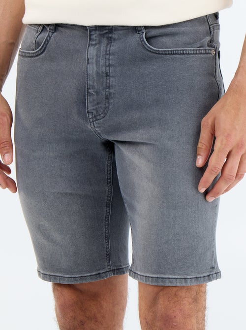 Bermuda in denim slim fit - Kiabi