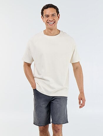 Bermuda in denim slim fit