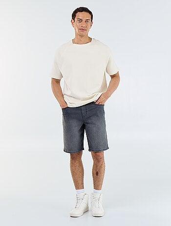 Bermuda in denim slim fit