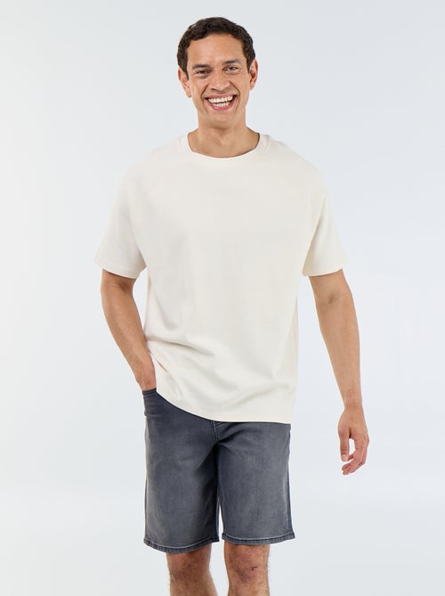 Bermuda in denim slim fit - Kiabi