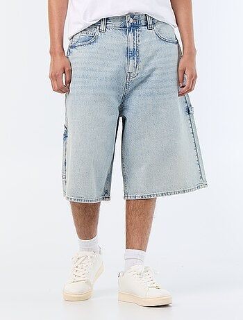 Bermuda in denim stile carpenter