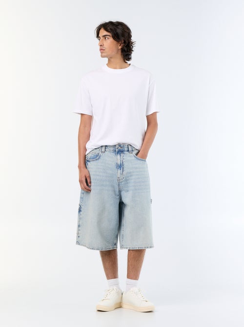 Bermuda in denim stile carpenter - Kiabi
