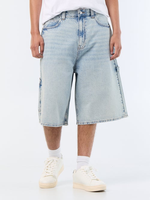 Bermuda in denim stile carpenter - Kiabi