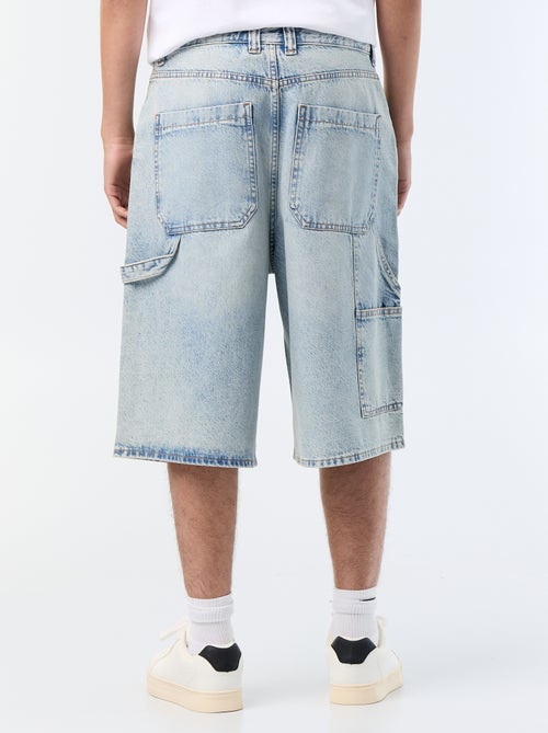 Bermuda in denim stile carpenter - Kiabi