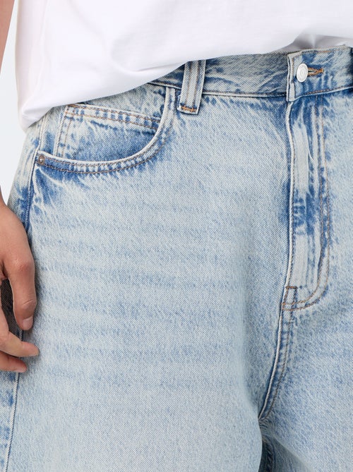 Bermuda in denim stile carpenter - Kiabi