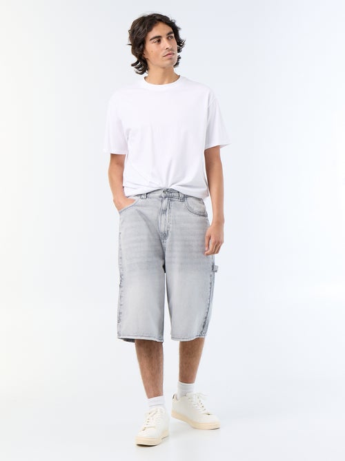 Bermuda in denim stile carpenter - Kiabi