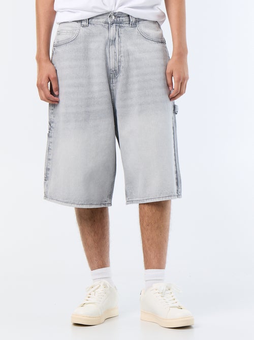Bermuda in denim stile carpenter - Kiabi