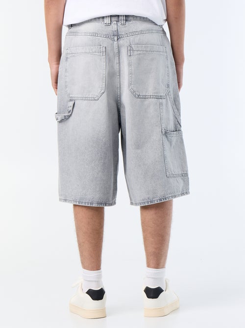 Bermuda in denim stile carpenter - Kiabi