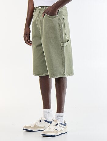 Bermuda in denim stile carpenter