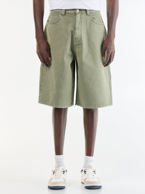 Bermuda in denim stile carpenter - Kiabi