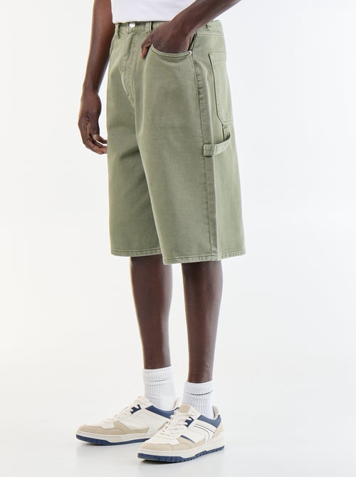 Bermuda in denim stile carpenter - Kiabi