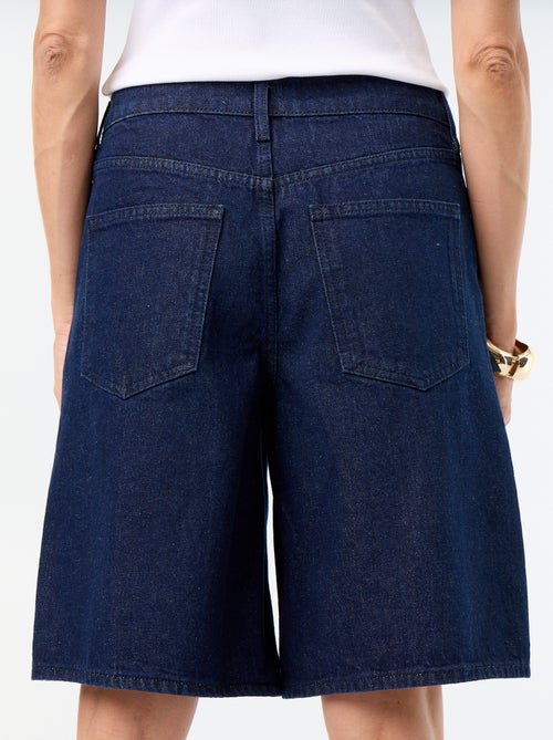Bermuda in denim taglio al ginocchio - Kiabi