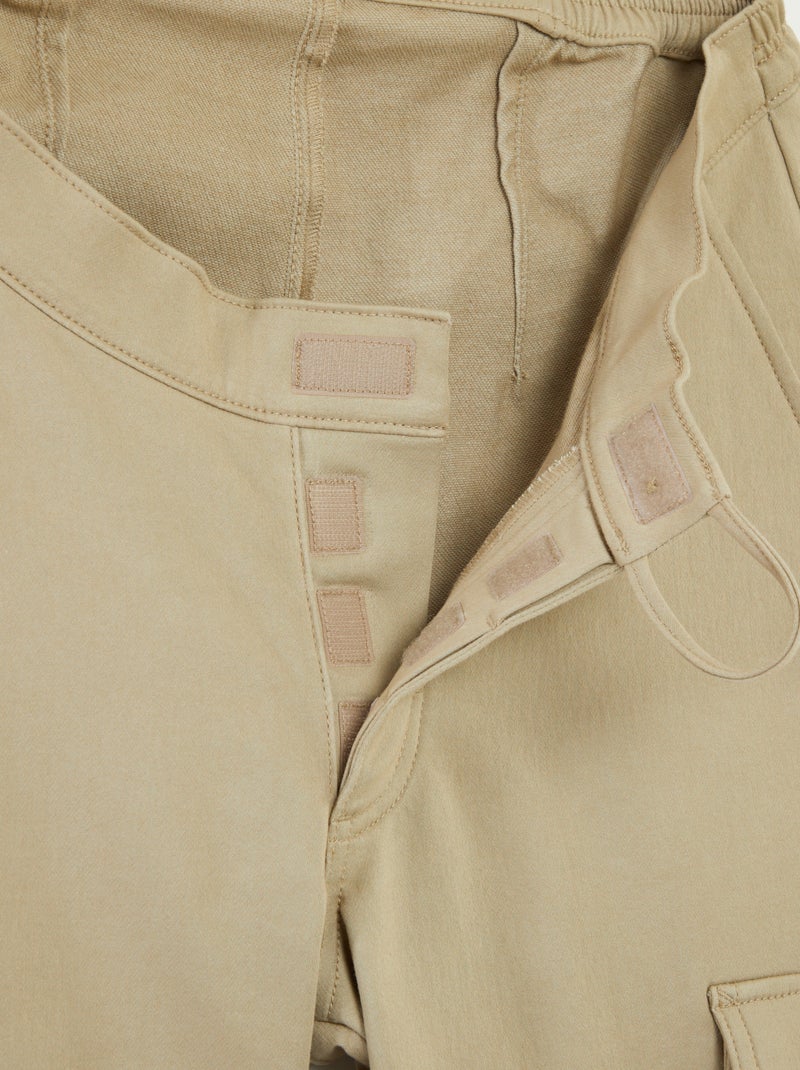 Bermuda in felpa - collezione facile da indossare beige - Kiabi
