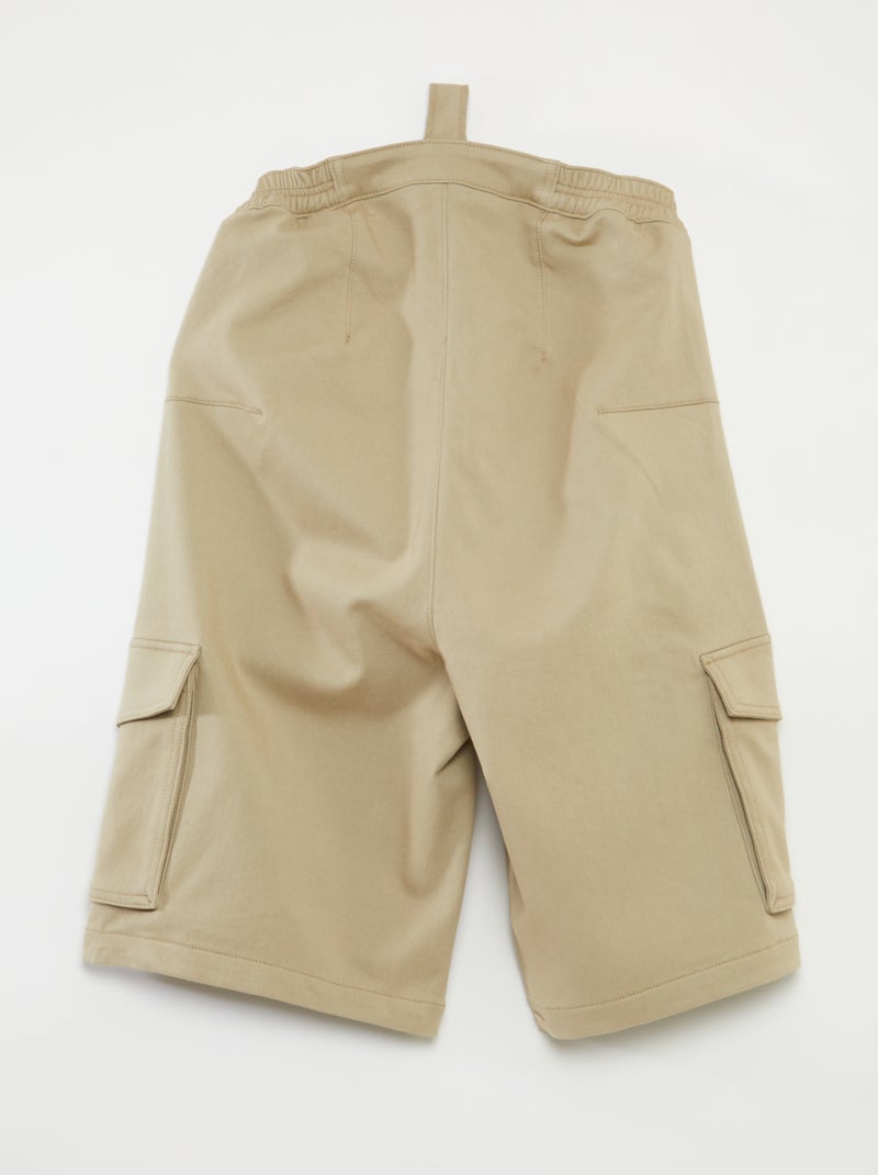 Bermuda in felpa - collezione facile da indossare beige - Kiabi