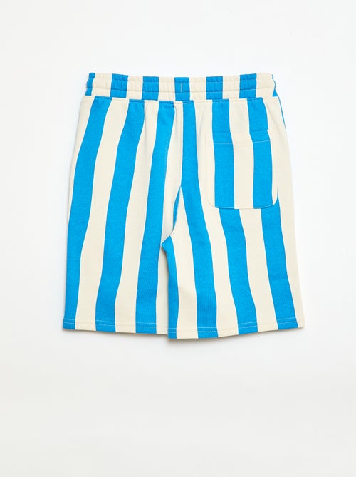 Bermuda in felpa con motivo e 2 tasche - Kiabi