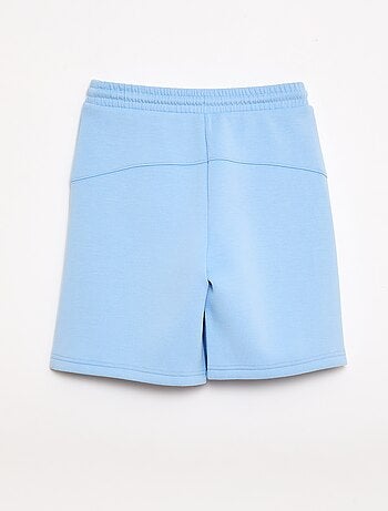 Bermuda in felpa con tasche zippate