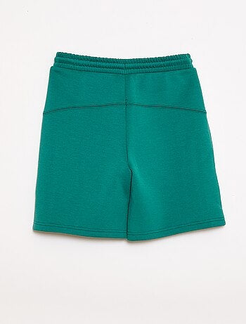 Bermuda in felpa con tasche zippate