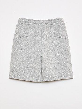 Bermuda in felpa con tasche zippate