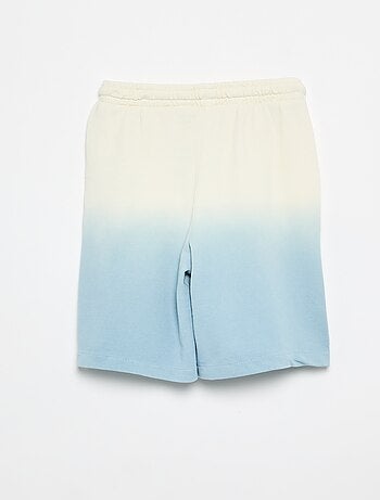 Bermuda in felpa french terry tie-dye