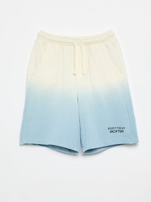Bermuda in felpa french terry tie-dye - Kiabi
