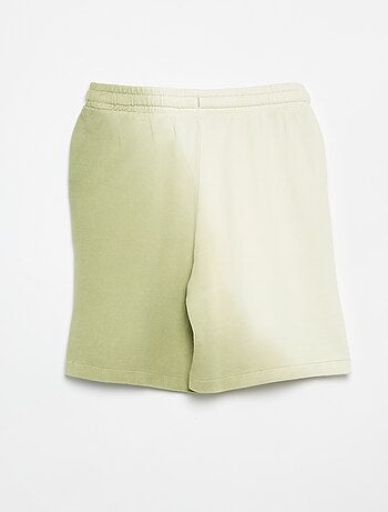 Bermuda in felpa french terry tie-dye