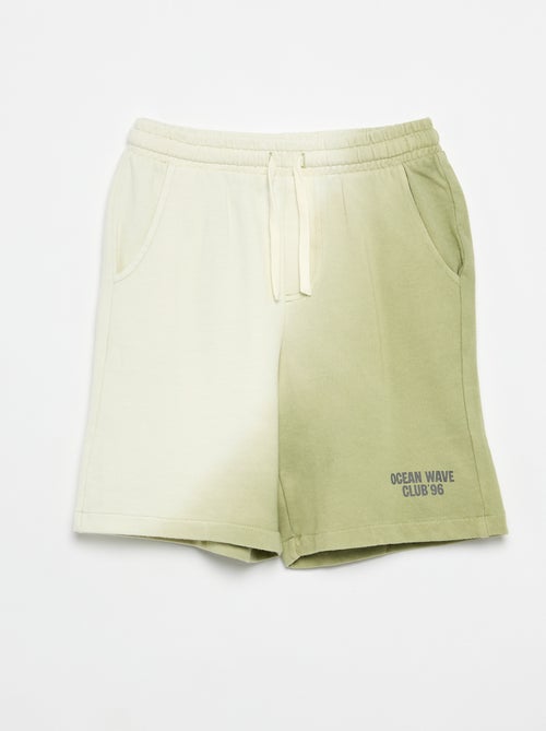 Bermuda in felpa french terry tie-dye - Kiabi