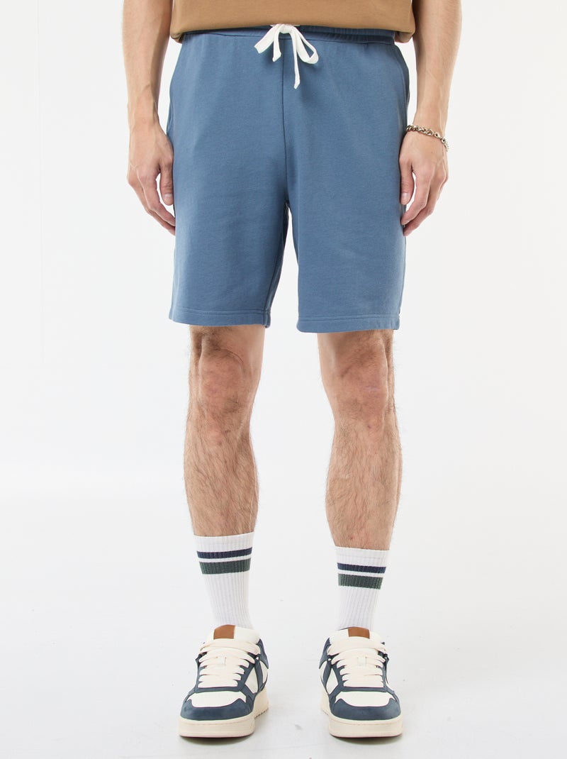 Bermuda in felpa leggera Blu - Kiabi