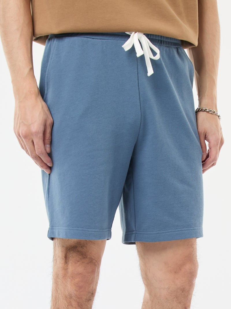 Bermuda in felpa leggera Blu - Kiabi