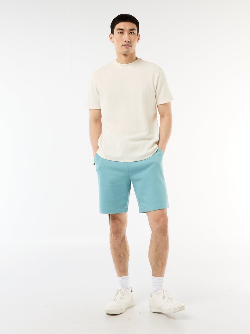 Bermuda in felpa leggera Blu - Kiabi