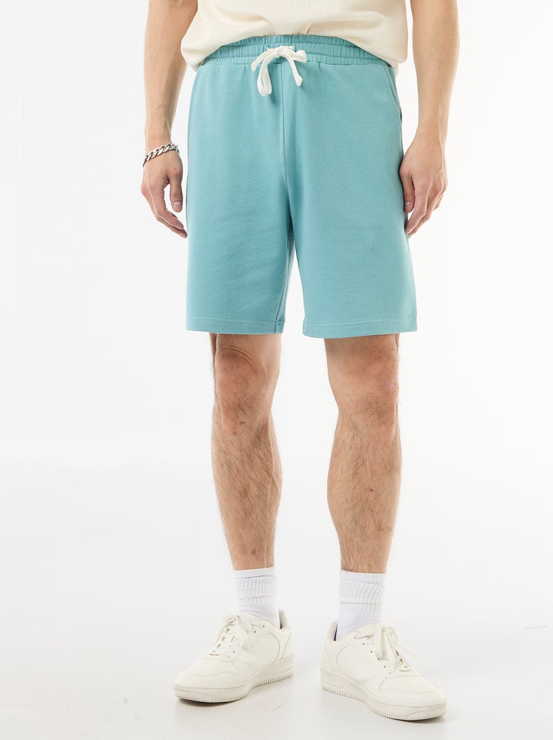 Bermuda in felpa leggera Blu - Kiabi