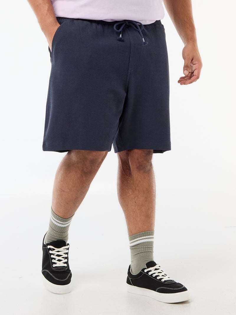 Bermuda in felpa leggera Blu - Kiabi