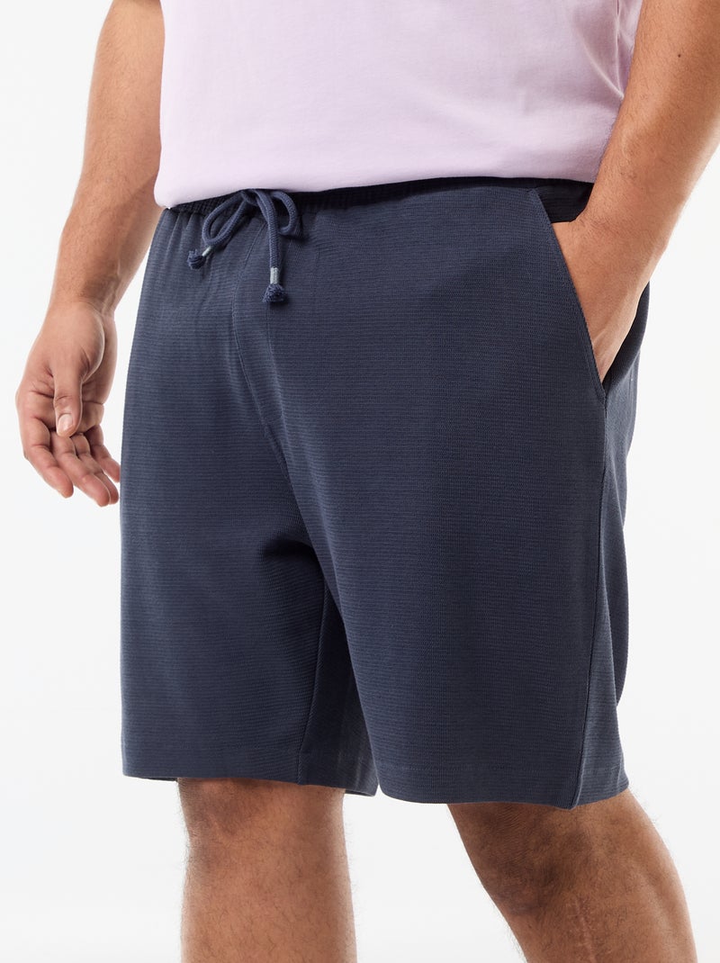 Bermuda in felpa leggera Blu - Kiabi