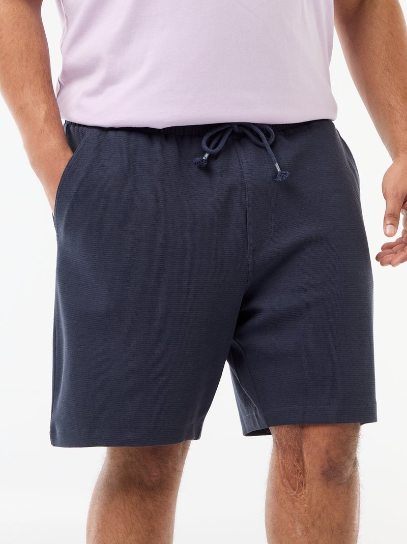 Bermuda in felpa leggera Blu - Kiabi