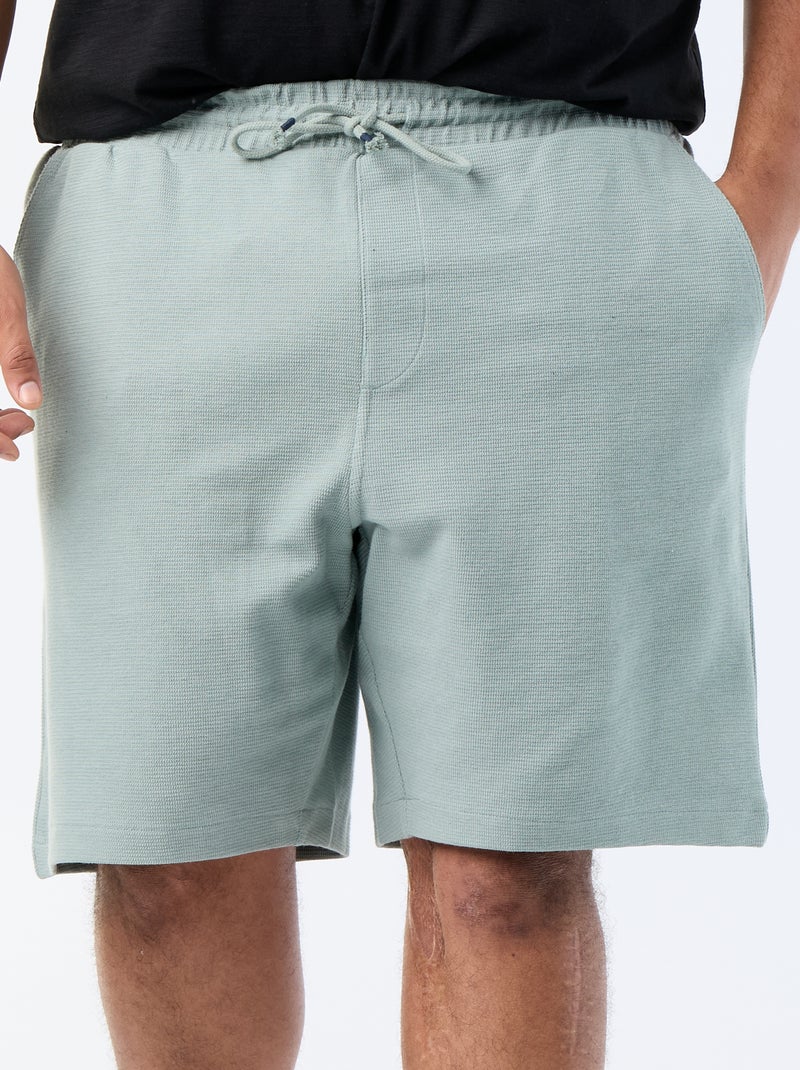 Bermuda in felpa leggera Blu - Kiabi