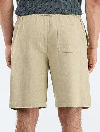 Bermuda in felpa leggera con coulisse