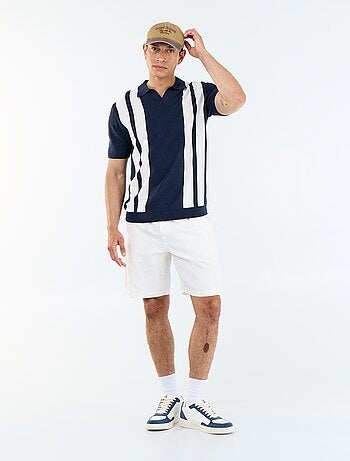 Bermuda in felpa leggera con coulisse
