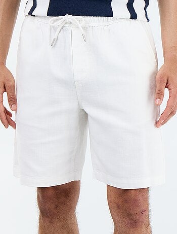 Bermuda in felpa leggera con coulisse