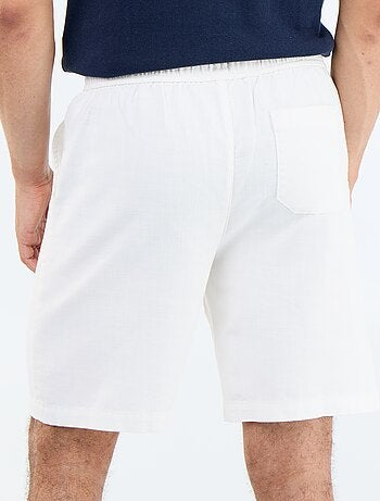 Bermuda in felpa leggera con coulisse