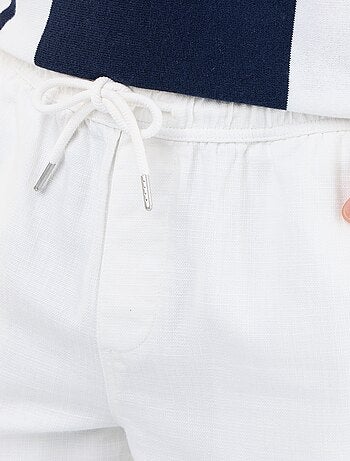 Bermuda in felpa leggera con coulisse