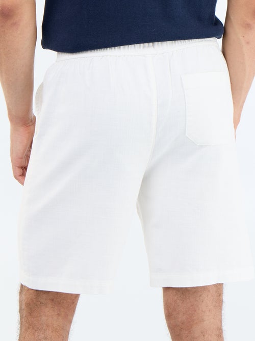 Bermuda in felpa leggera con coulisse - Kiabi