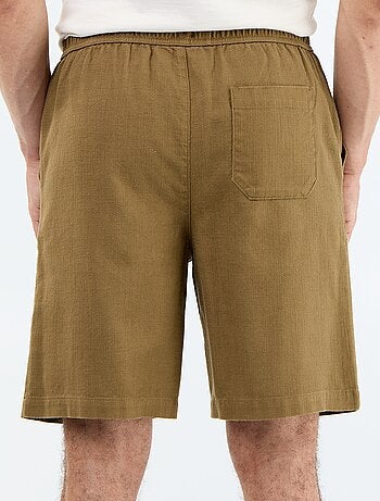 Bermuda in felpa leggera con coulisse