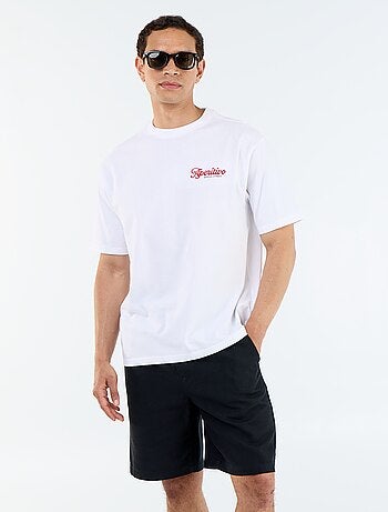 Bermuda in felpa leggera con coulisse