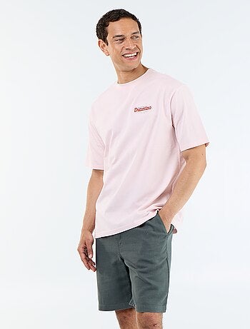 Bermuda in felpa leggera con coulisse