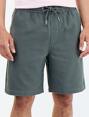 Bermuda in felpa leggera con coulisse