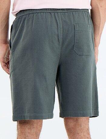 Bermuda in felpa leggera con coulisse