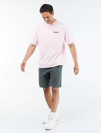 Bermuda in felpa leggera con coulisse