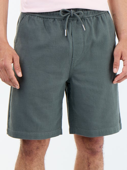 Bermuda in felpa leggera con coulisse - Kiabi