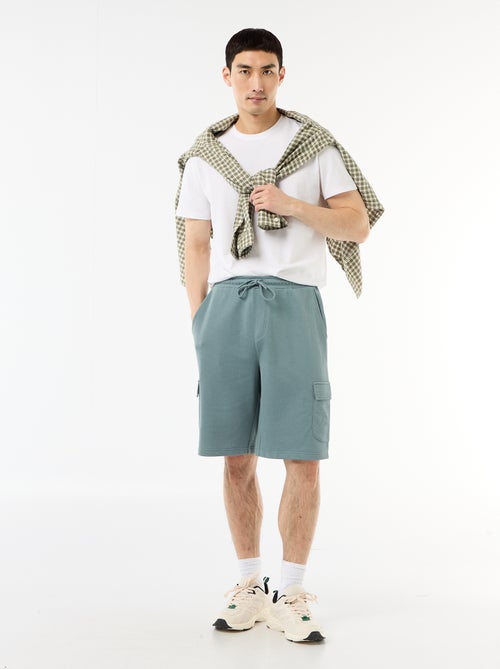 Bermuda in felpa leggera con tasche a patta - Kiabi