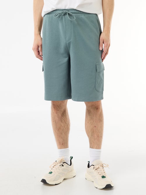 Bermuda in felpa leggera con tasche a patta - Kiabi