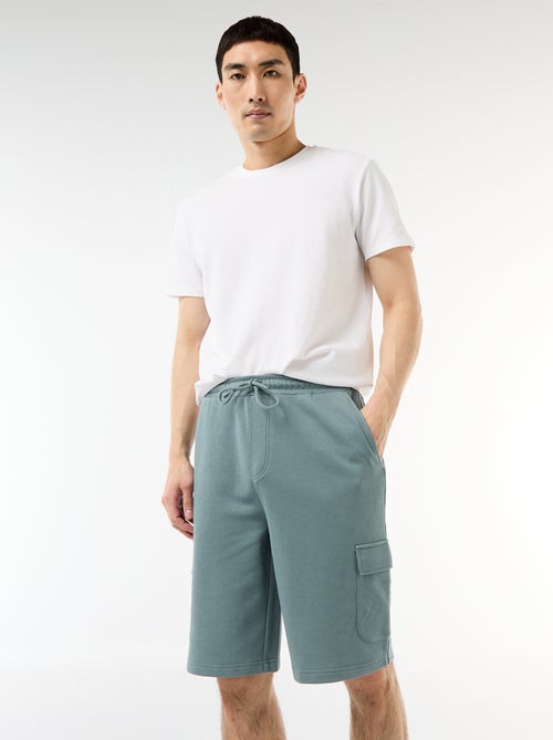 Bermuda in felpa leggera con tasche a patta - Kiabi